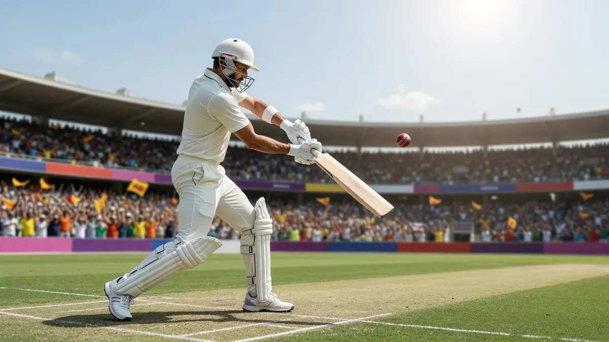 Cricket fans queued at a stadium turnstile
